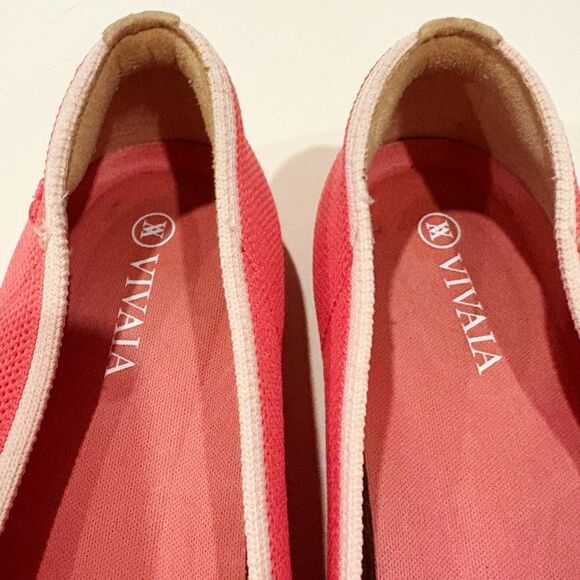 Vivaia Round-Toe Embroidered Loafers Pink Black Cat Size 38 US 7 - 7.5 - Picture 7 of 13